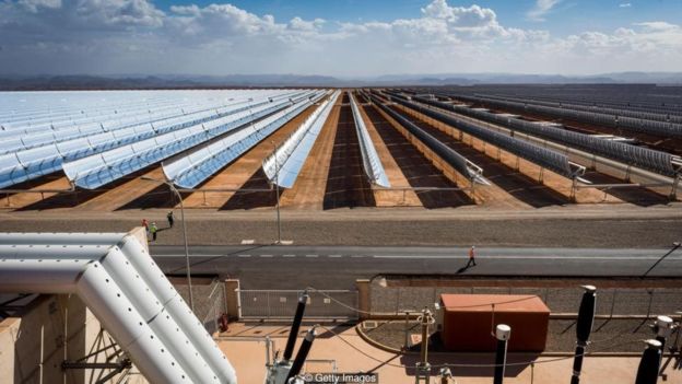 A quantidade de sol da África pode tornar o continente um exportador de energia solar no futuro